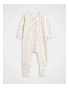 Sheep Zipsuit in Classic Cream