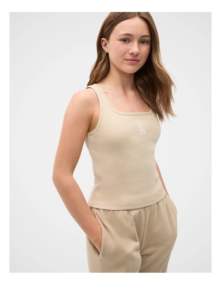 Square Neck Logo Tank image 1