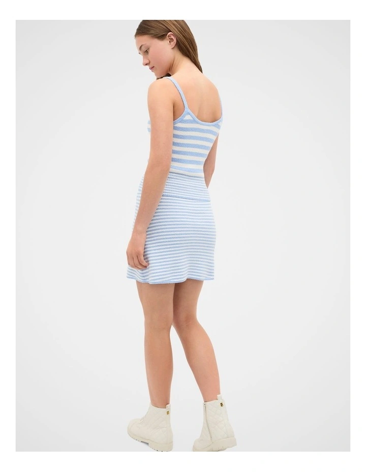 Stripe Knit Tank in Cloud Blue image 2