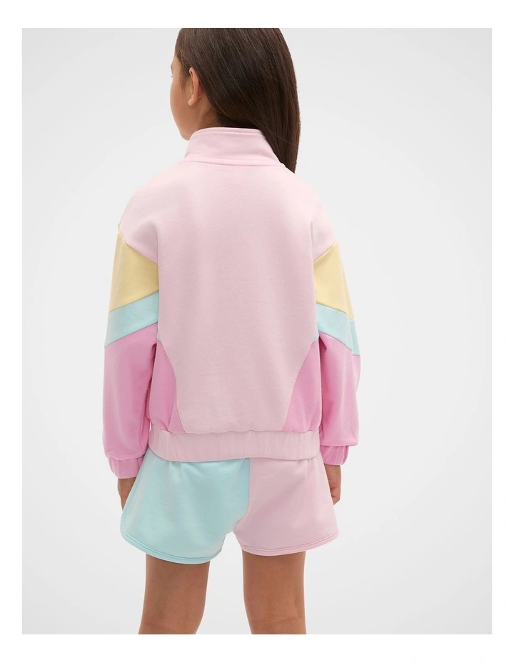 Logo Zip Through in Pink Lemonade image 2