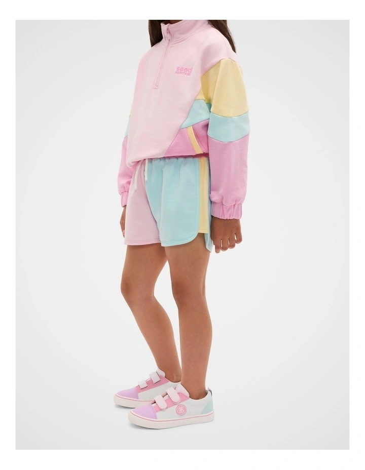 Colourblock Short in Pink Lemonade image 1