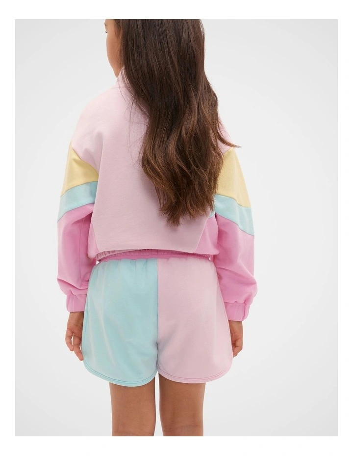 Colourblock Short in Pink Lemonade image 2