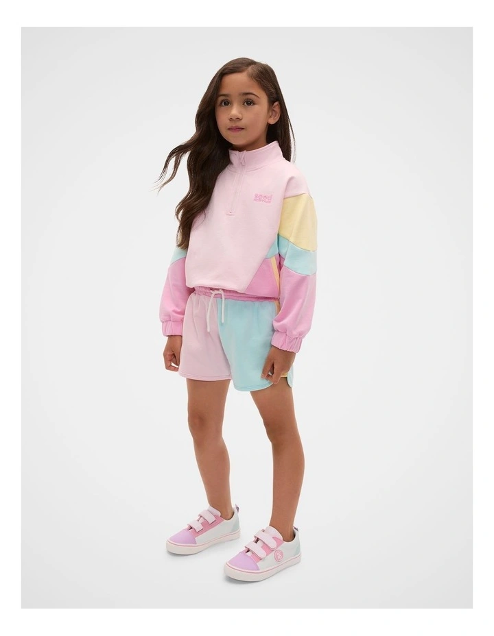 Colourblock Short in Pink Lemonade image 3