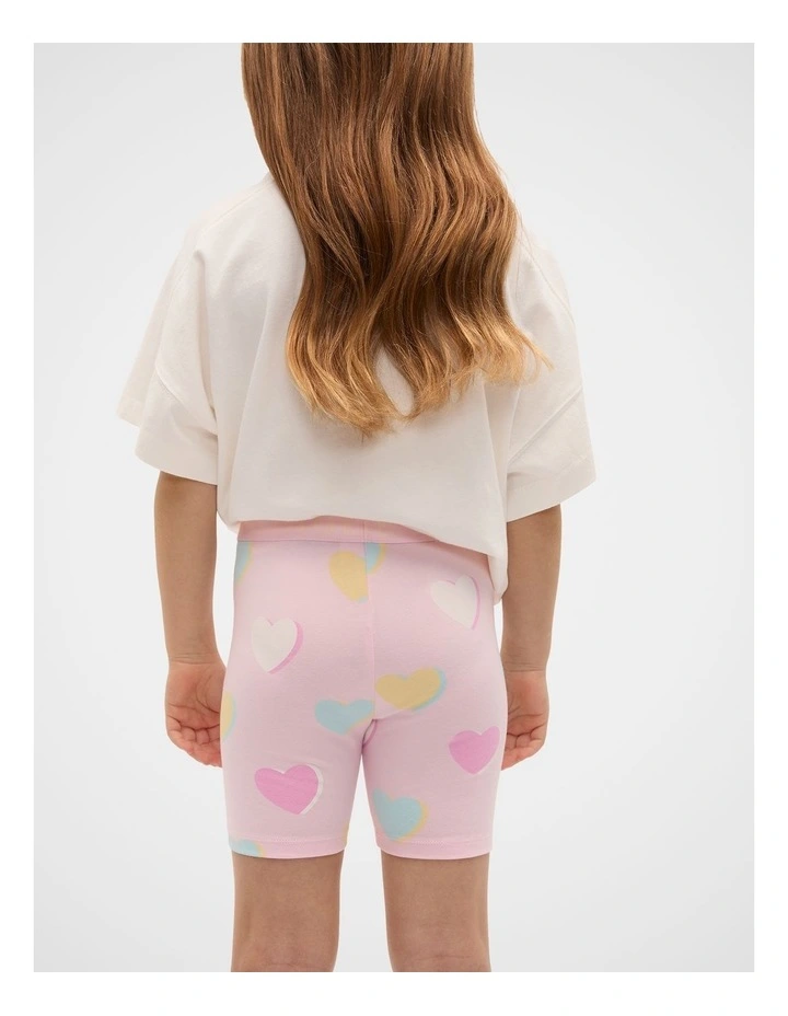 Heart Bike Short in Pink Lemonade image 2