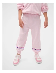 Bunny Track Pant in Pink Lemonade