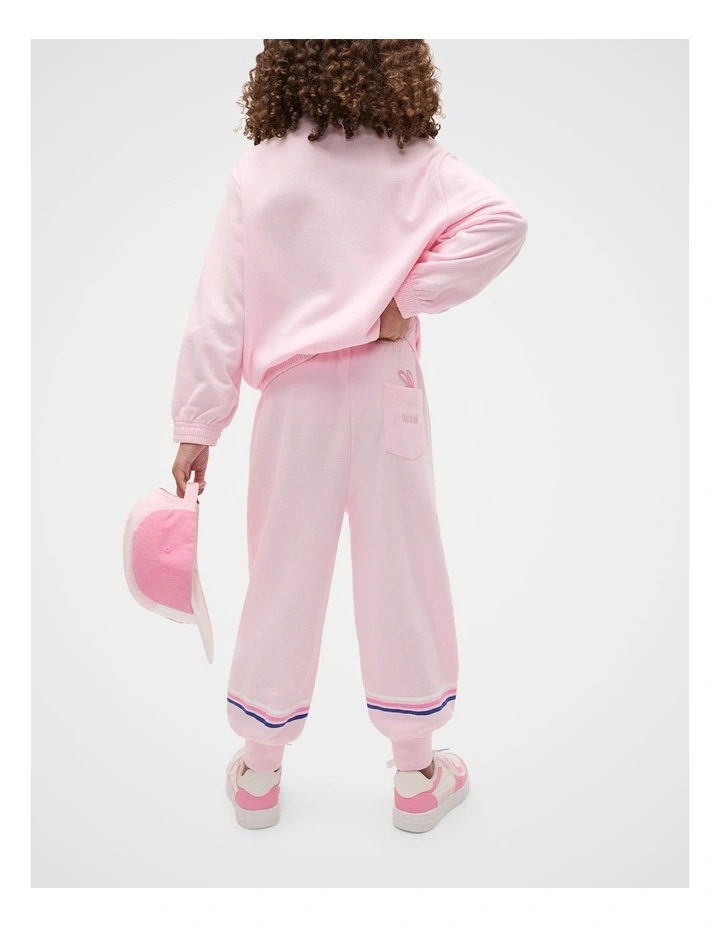 Bunny Track Pant in Pink Lemonade image 2