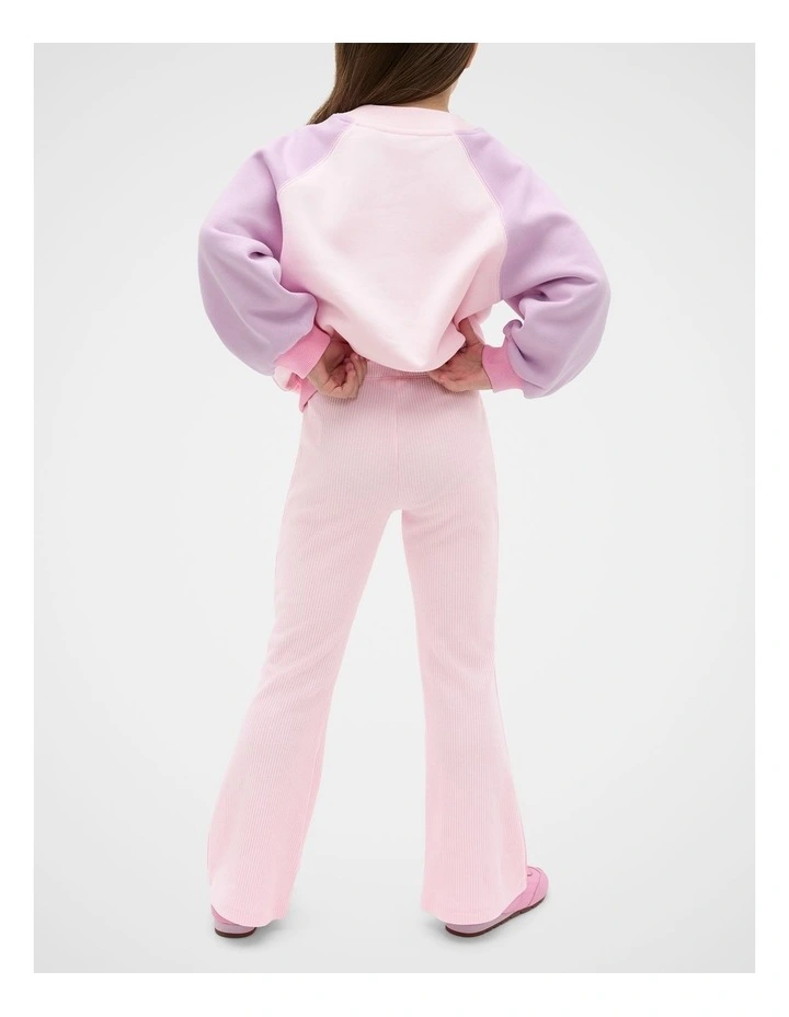 Piped Kick Flare in Pink Lemonade image 2