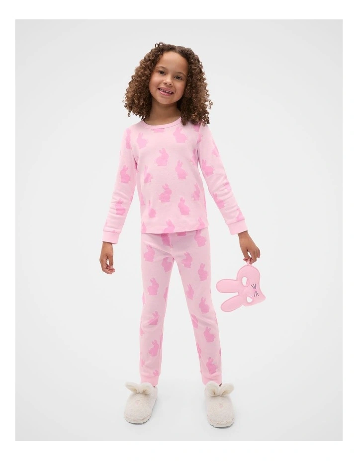 Bunny Pyjama in Pink Lemonade image 1