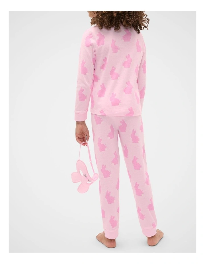 Bunny Pyjama in Pink Lemonade image 2