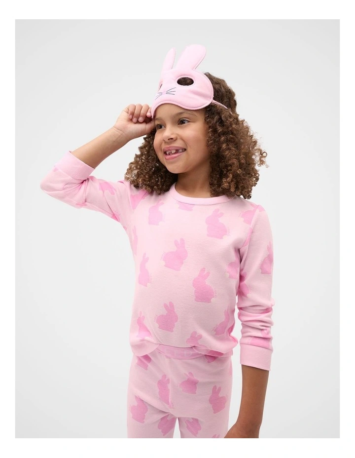 Bunny Pyjama in Pink Lemonade image 3