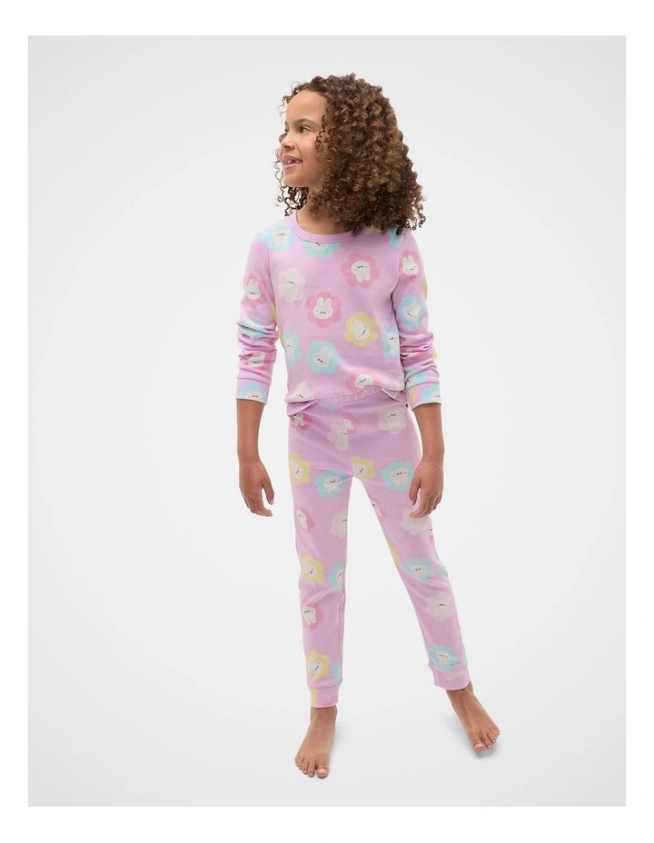 Bunny Floral Pyjama in Orchid image 1