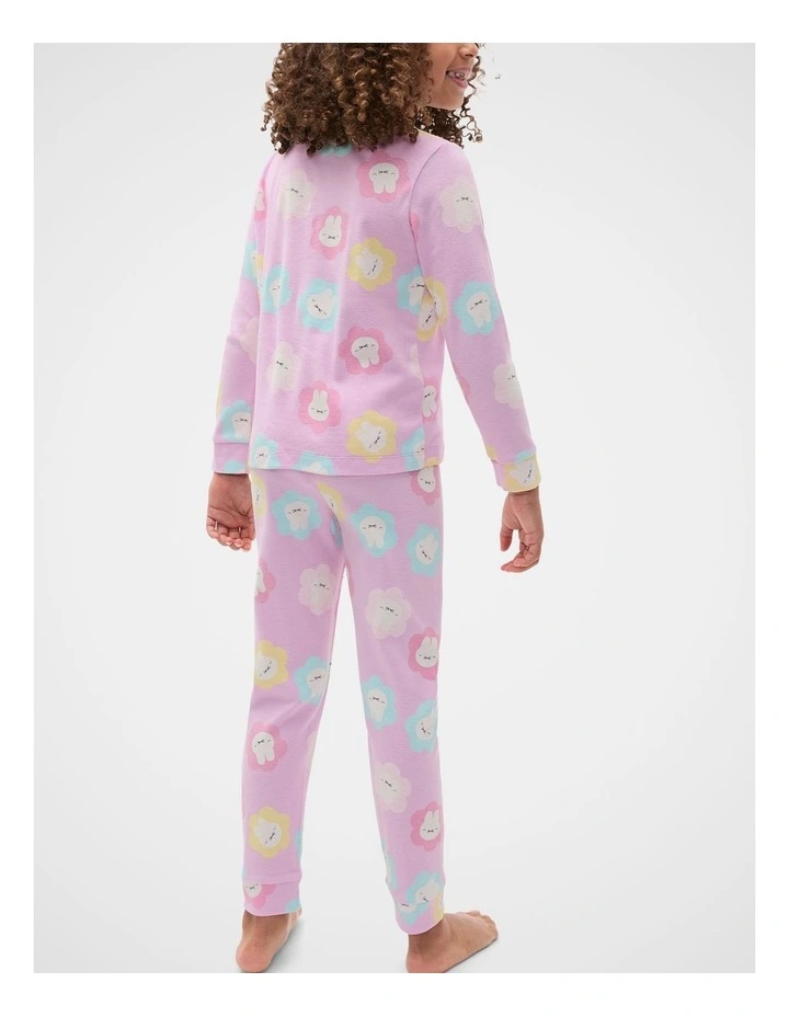 Bunny Floral Pyjama in Orchid image 2