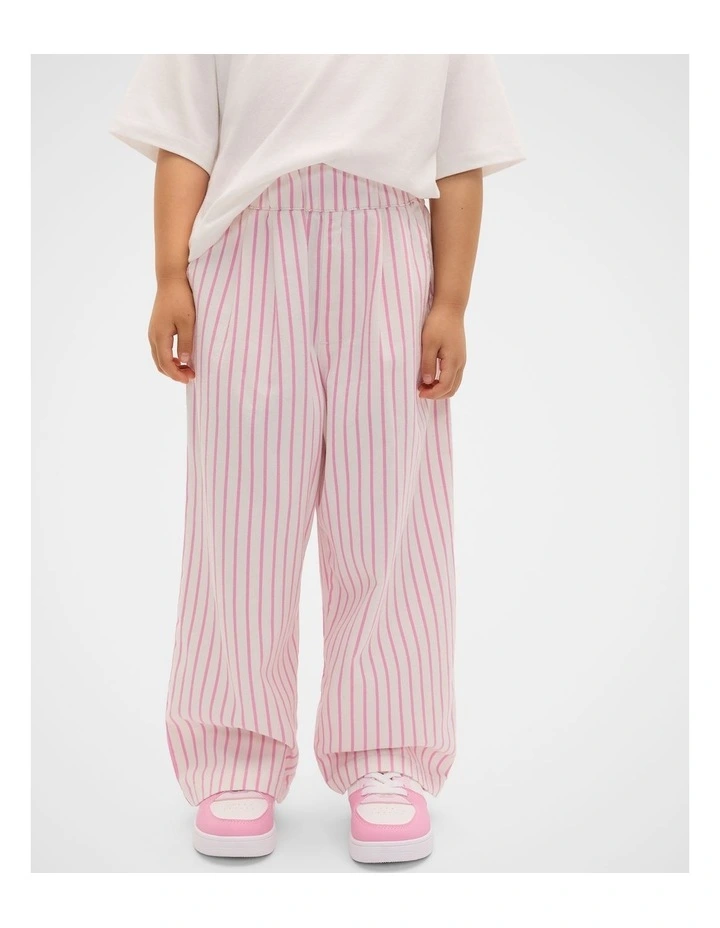 Stripe Woven Pant in Classic Cream image 1