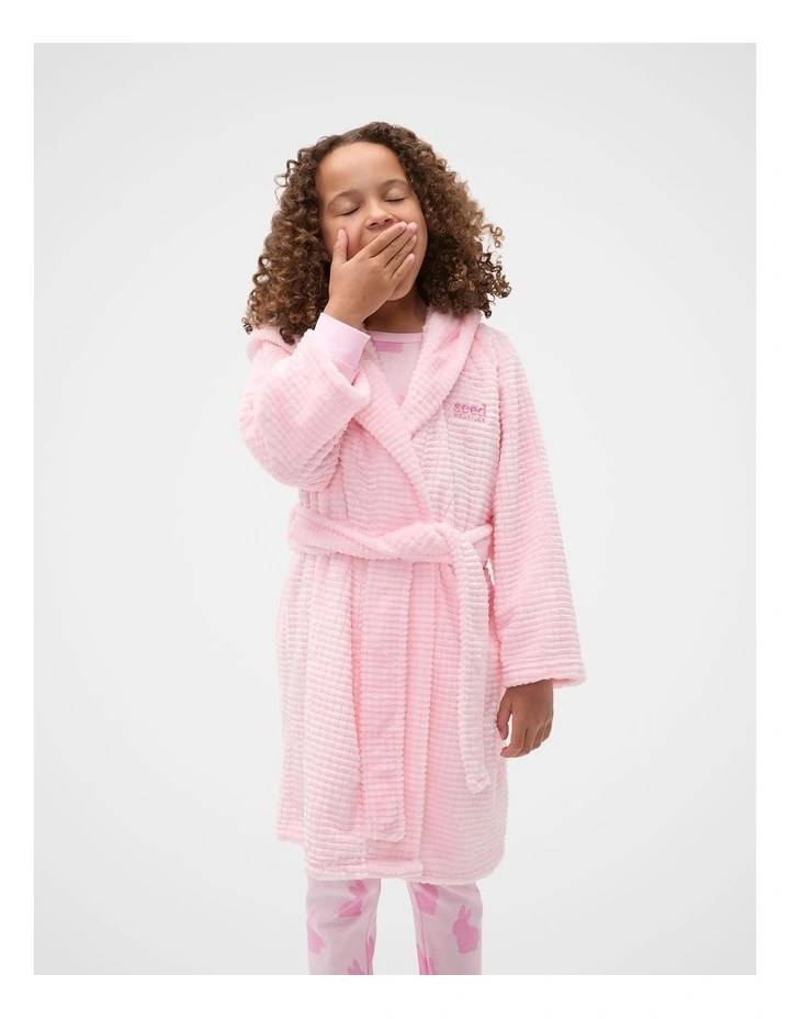 Lounge Robe in Pink Lemonade image 3