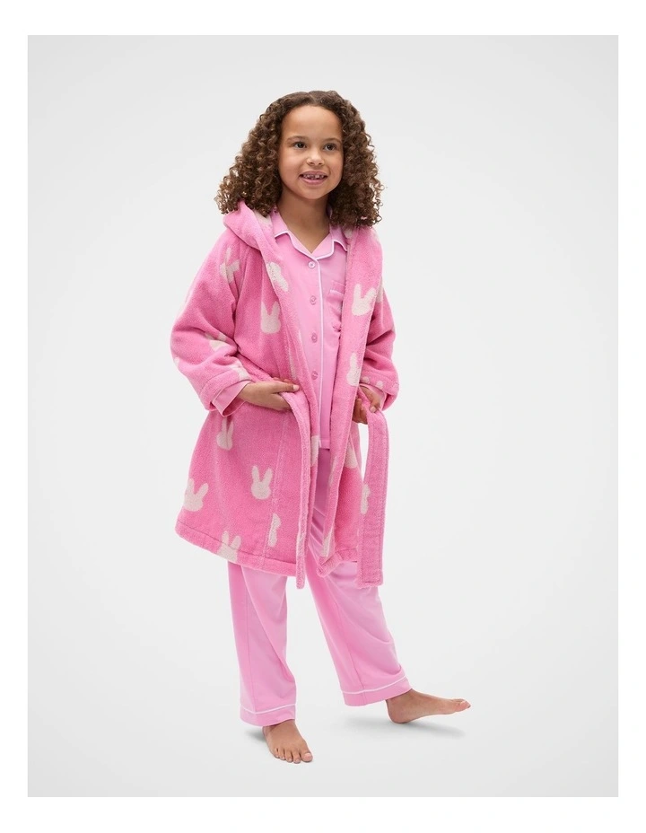 Bunny Bath Robe in Candy Pink image 1