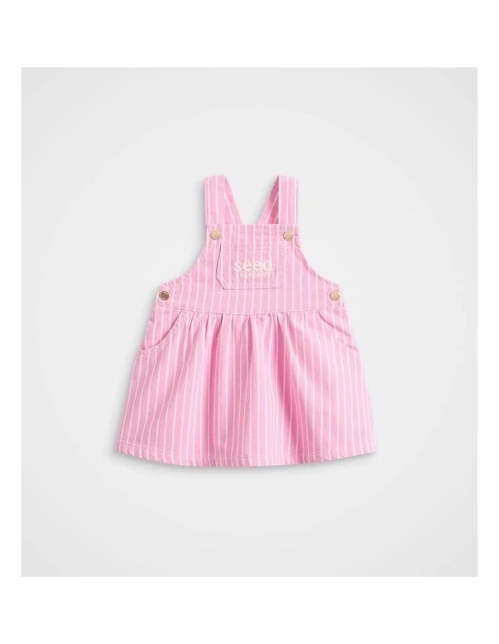 Core Logo Pinafore in Candy Pink image 1
