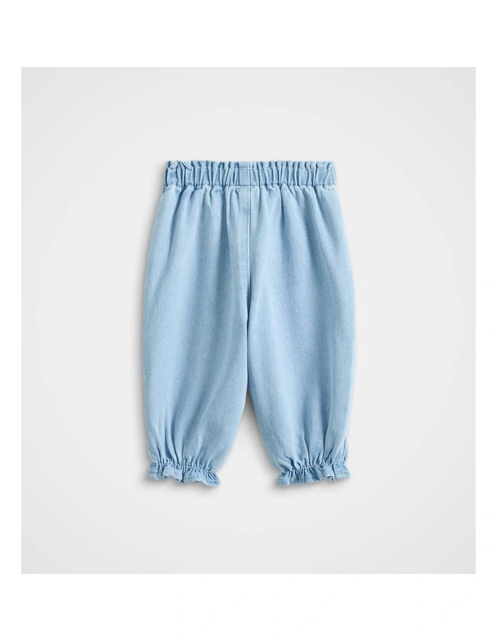 Heart Pocket Denim Jean in Cloud Blue Wash image 2