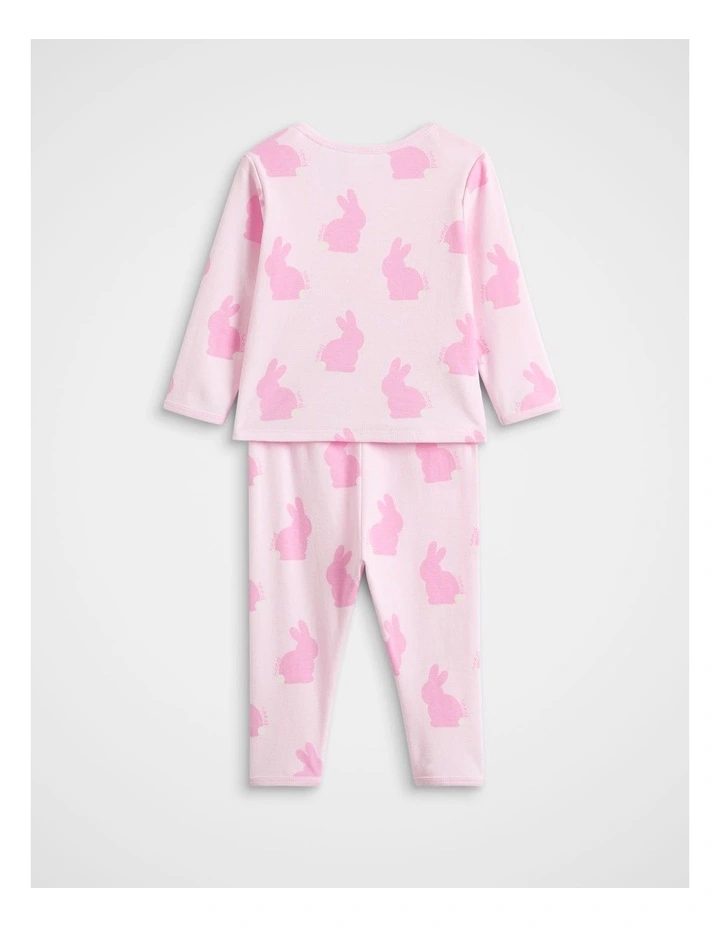 Bunny Pyjama in Pink Lemonade image 2