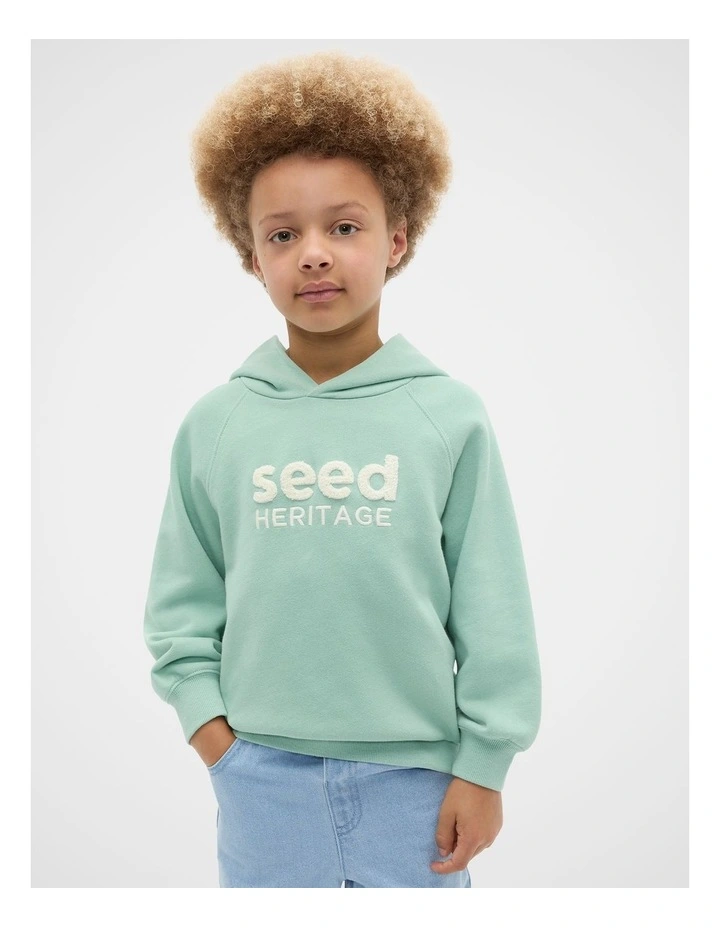 Logo Hoodie in Dark Mint image 1