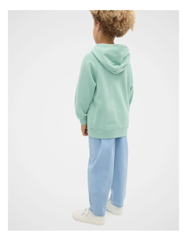 Logo Hoodie in Dark Mint image 2