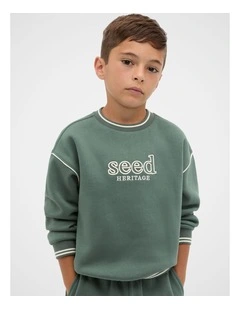 Core Logo Sweat in Forest