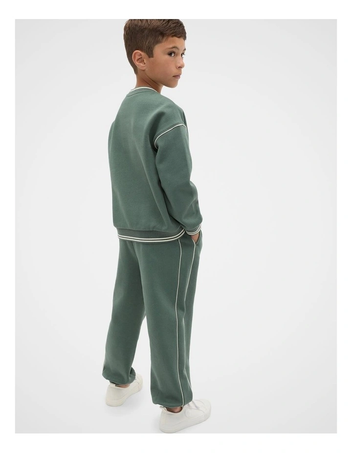 Core Logo Sweat in Forest image 2