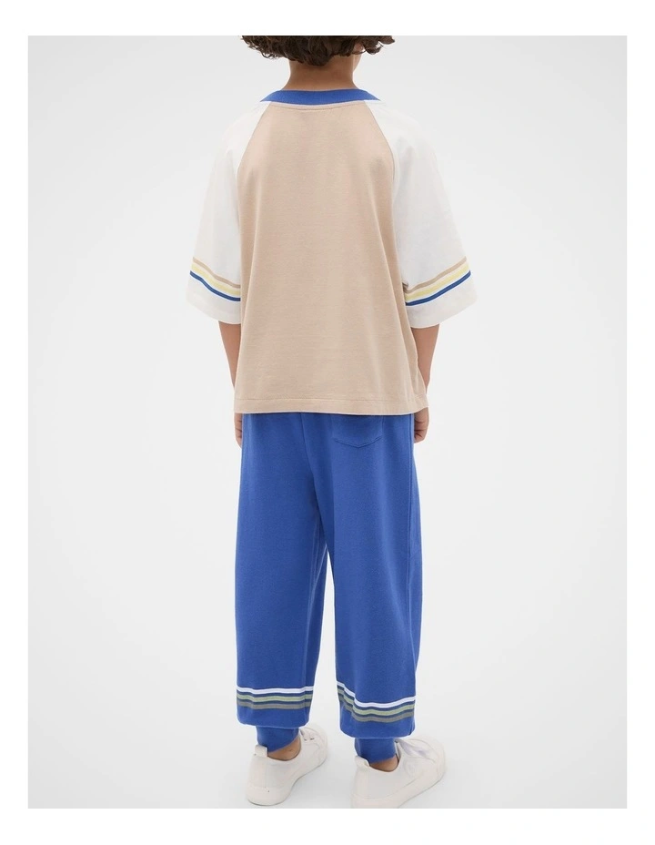 Bunny Raglan Tee in Milk Tea image 2