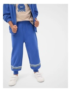 Bunny Track Pant in Mid Blue