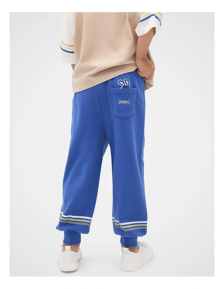 Bunny Track Pant in Mid Blue image 2