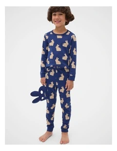 Bunny Pyjama in French Navy