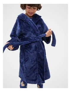 Lounge Robe in French Navy