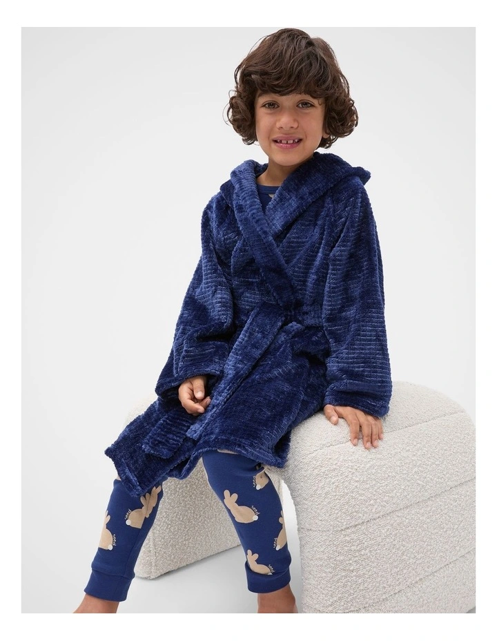 Lounge Robe in French Navy image 3