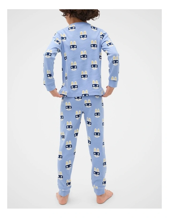 Super Bunny Pyjama in Cloud Blue image 2