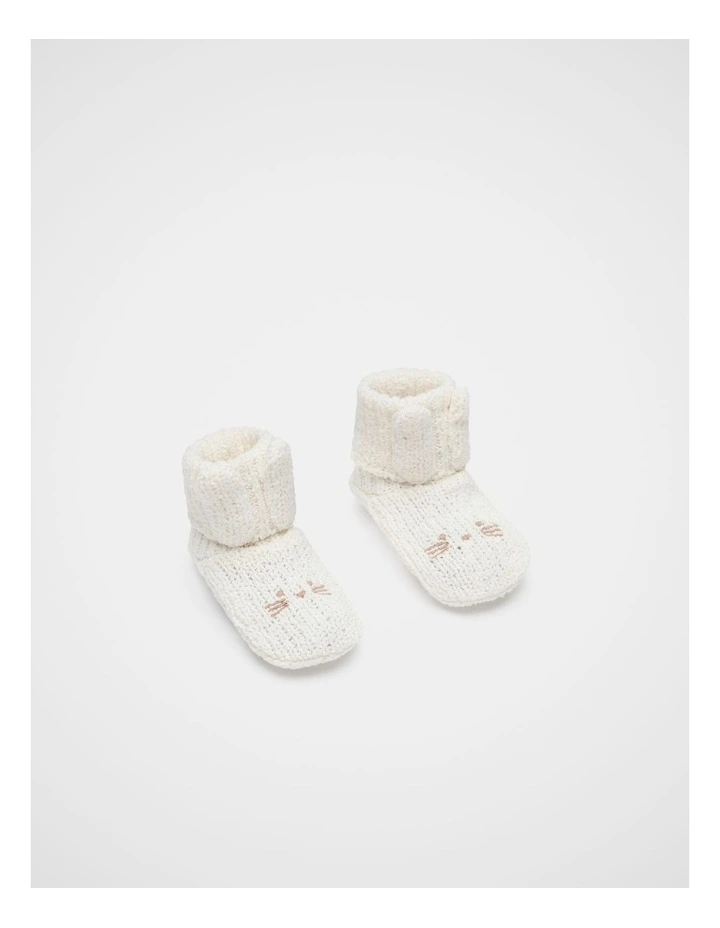 Boucle Bunny Bootie in Classic Cream image 1