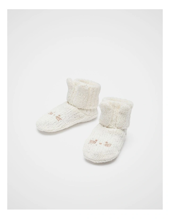 Boucle Bunny Bootie in Classic Cream image 2