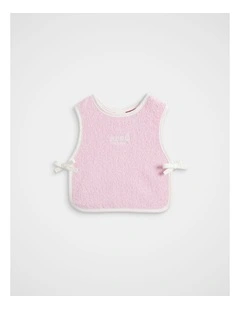 Logo Towel Bib in Posie