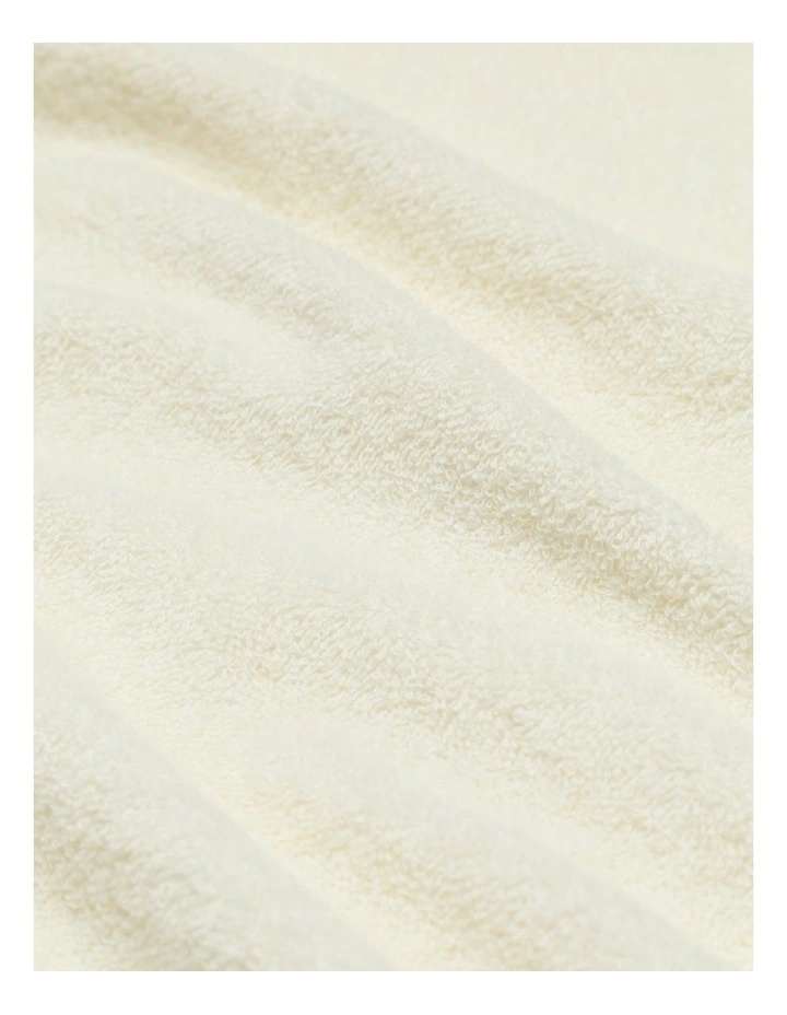 Logo Snuggle Towel in Classic Cream image 2