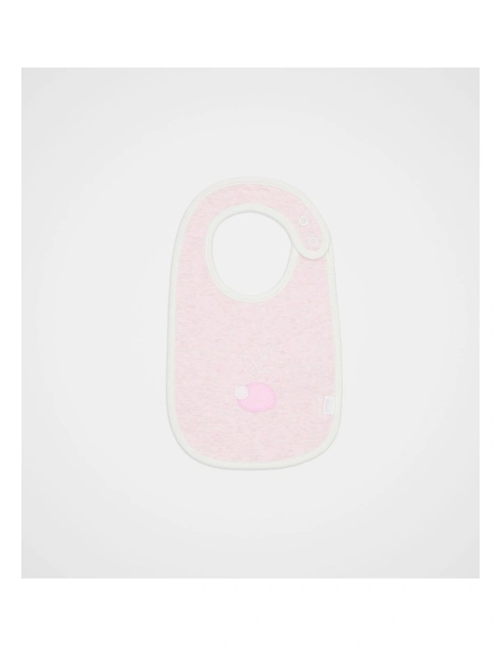 Felt Bunny Bib in Posie Marle image 1