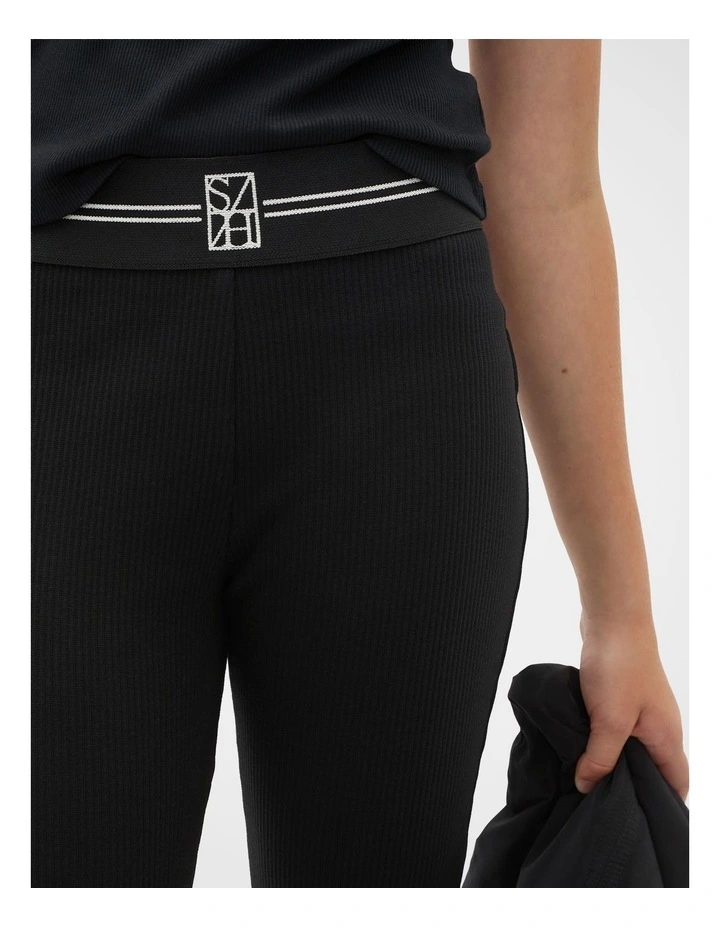 Logo Kick Flare in Black image 3