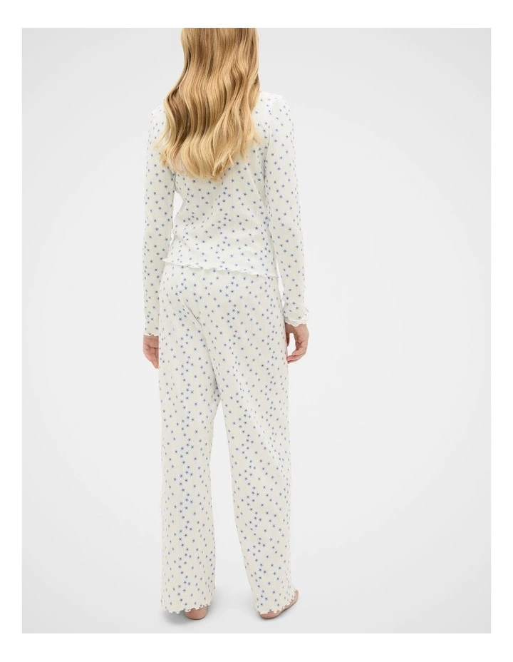 Ditsy Pyjama in Classic Cream image 2