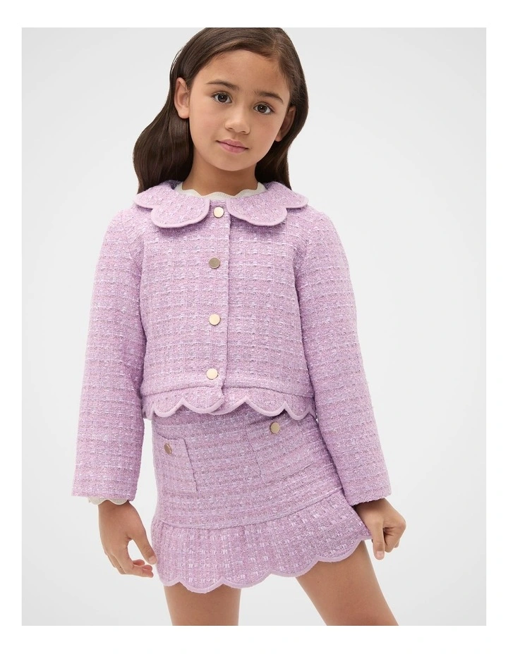 Tweed Top in Orchid image 1