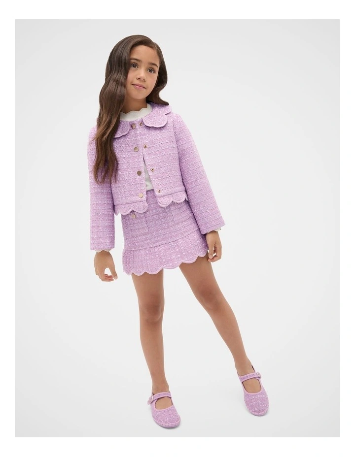 Tweed Top in Orchid image 3