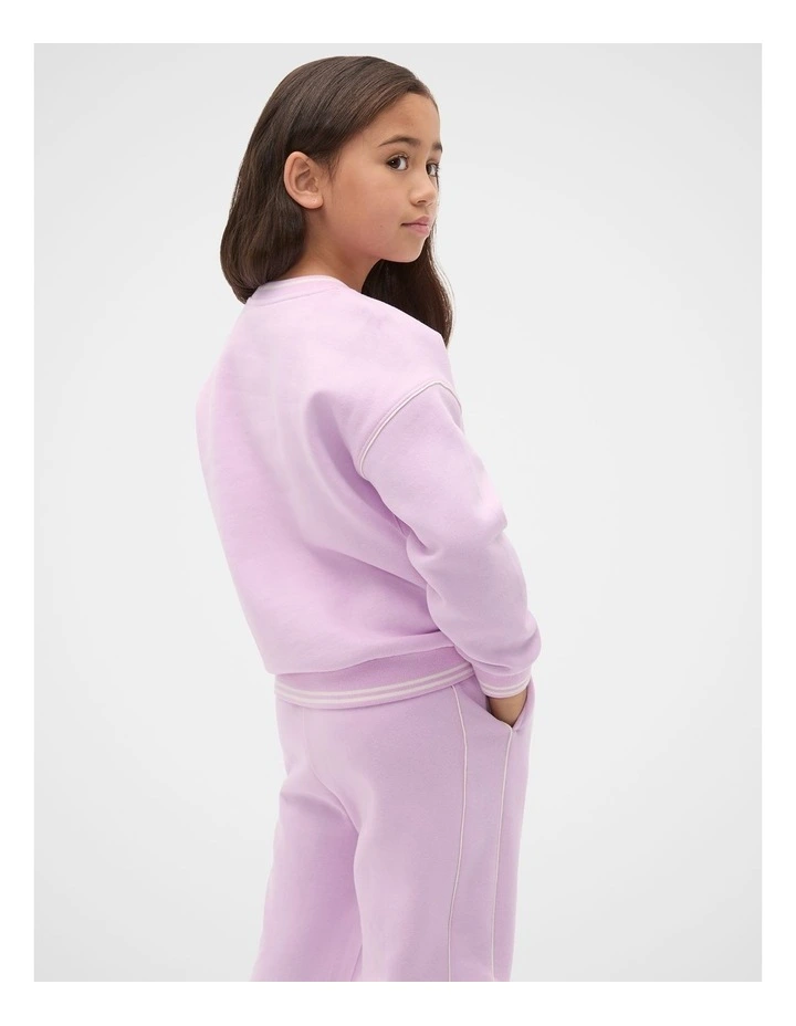 Core Logo Sweat in Orchid image 2