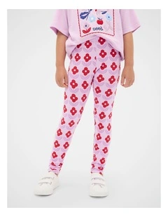 Floral Legging in Orchid