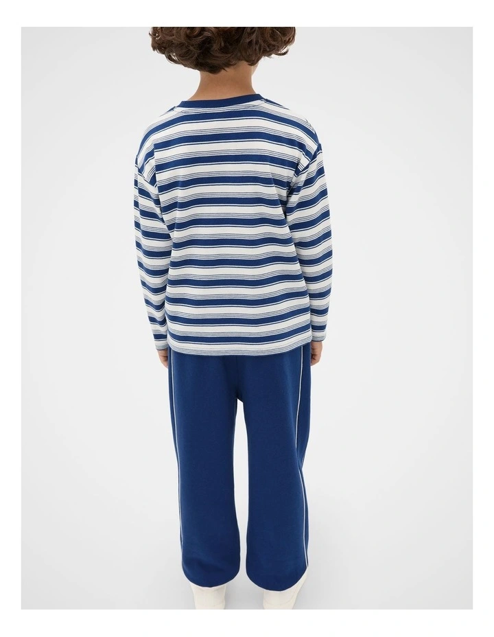 Core Stripe Rugby in French Navy image 2