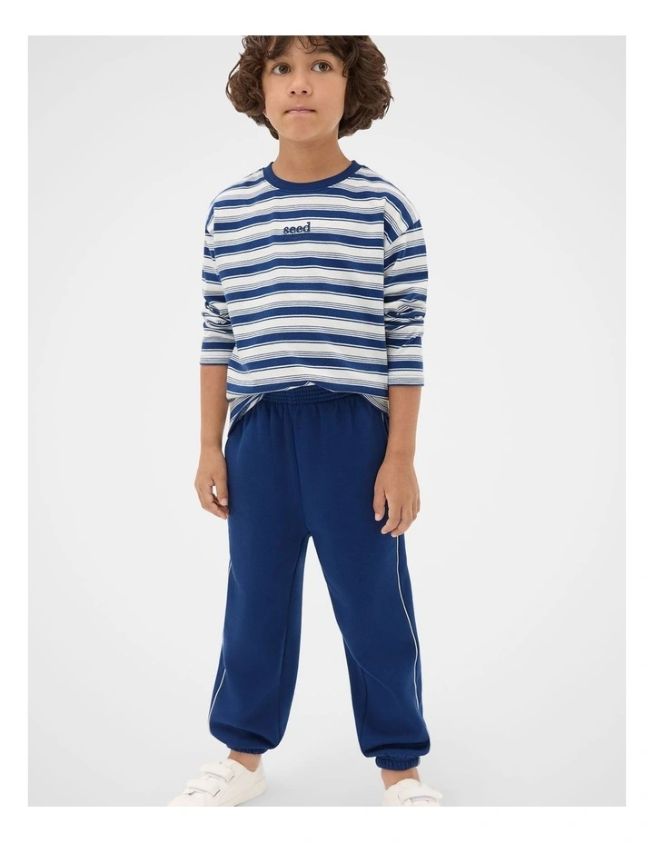 Core Stripe Rugby in French Navy image 3