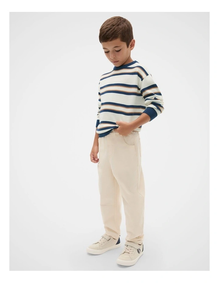 Stripe Crew Knit in Multi image 3