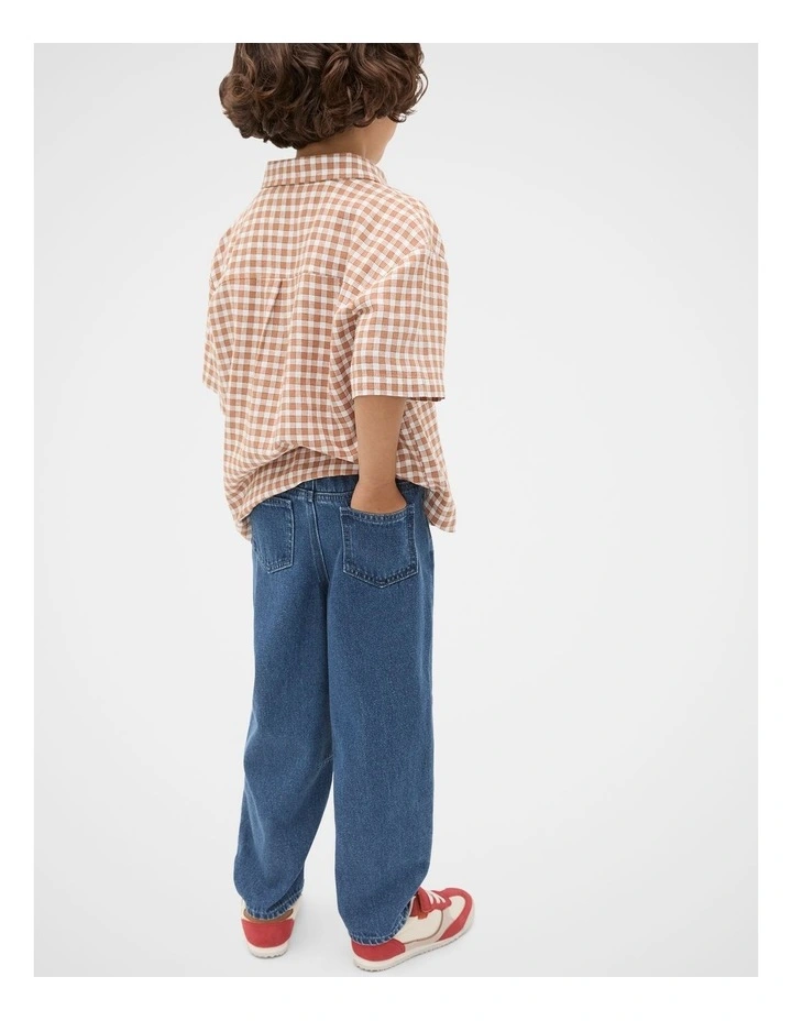 Barrel Jean in Indigo image 2