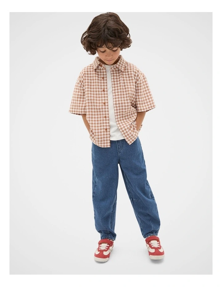 Barrel Jean in Indigo image 3