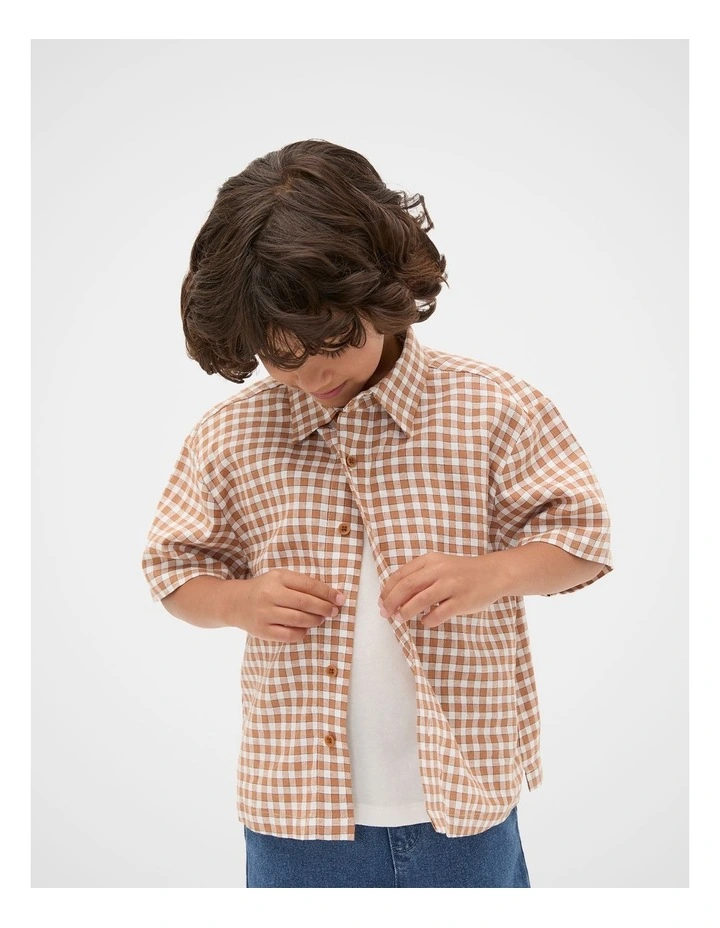 Short Sleeve Shirt in Spice image 1